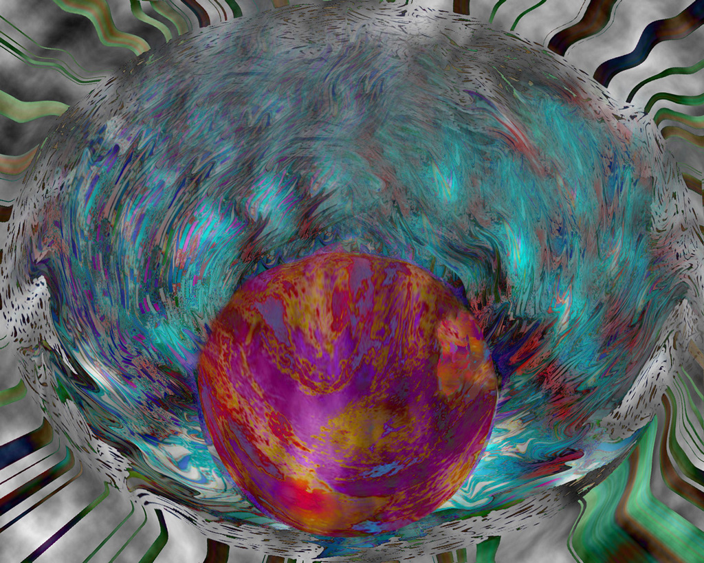 The earth is attracted by a cosmic maelstrom